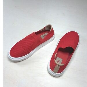UGG Sammy Red HyperWeave Knit Slip On Sneakers Womens 7.5